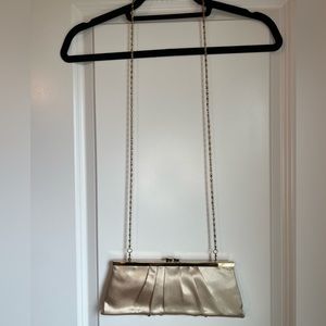 Carlo Fellini gold evening bag
